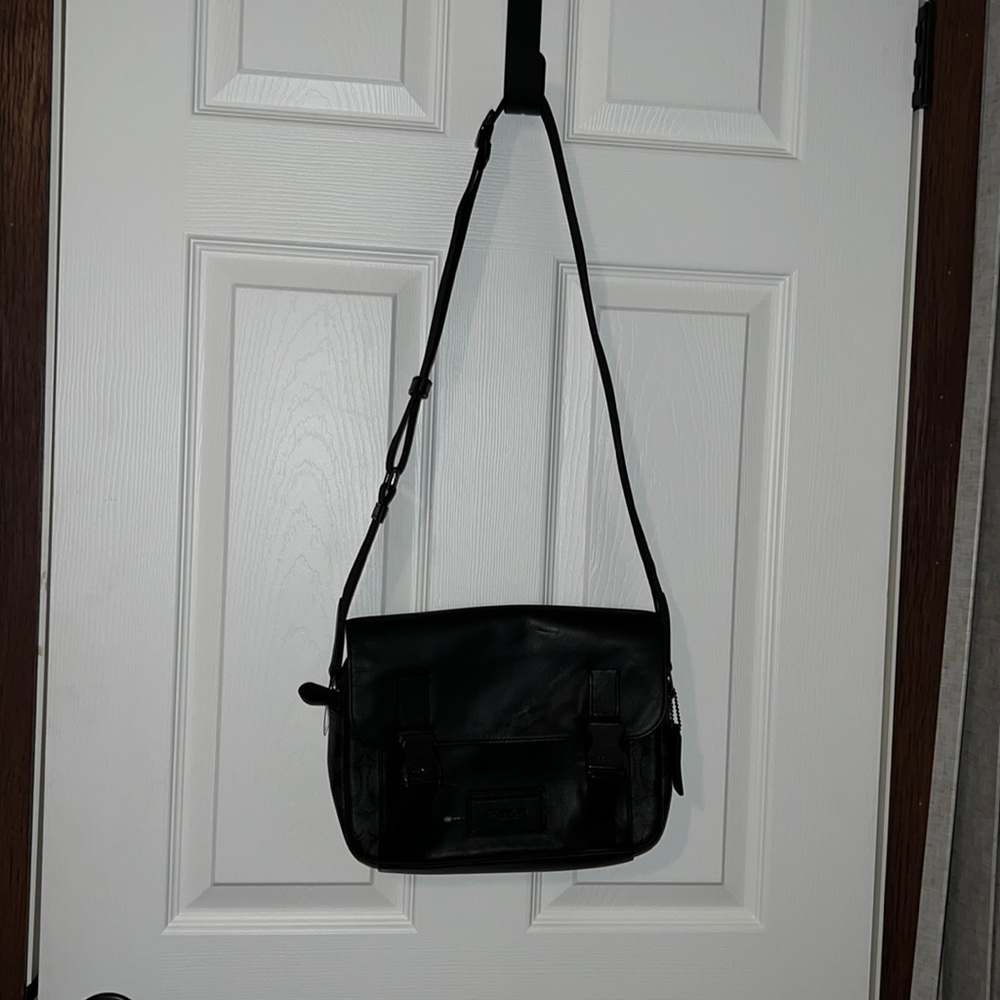 Black coach satchel